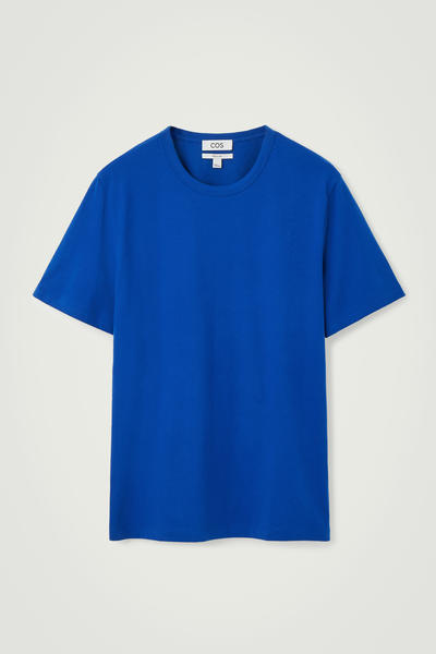 COS レギュラーフィット ブラッシュドコットンTシャツ