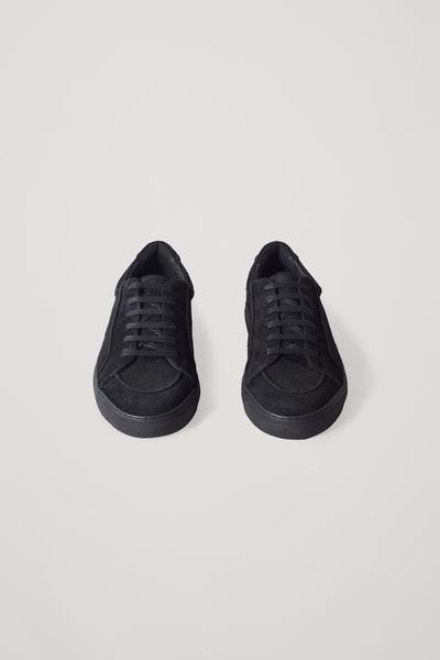 LEATHER SNEAKERS レザースニーカー カーボン｜COS コス 公式
