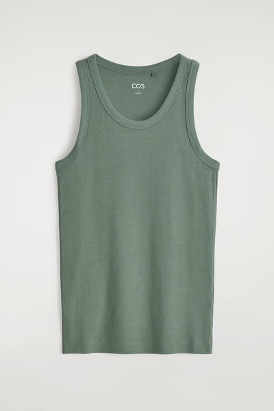 COS リブ編みタンクトップ