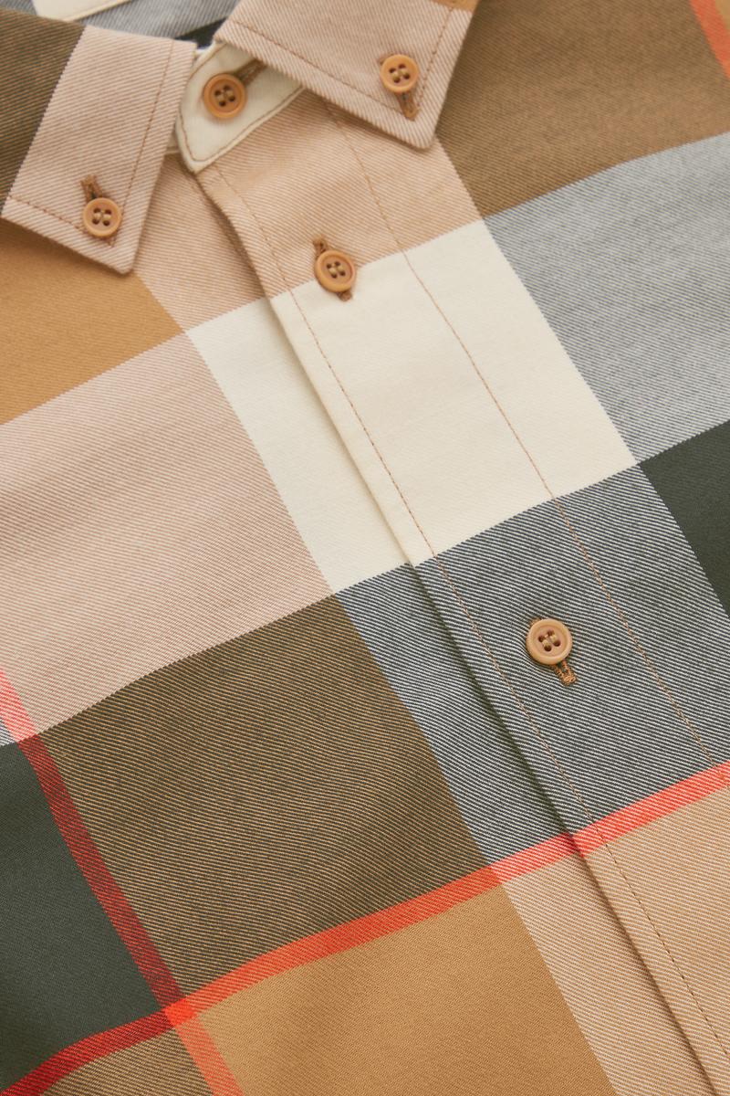 COS コス フランネル チェックシャツ ジャケット 起毛 COLLARED FAUX