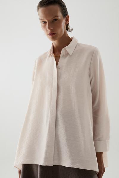Crinkled Draped Shirt 縮れ加工のドレープシャツ Cos コス 公式オンラインストア
