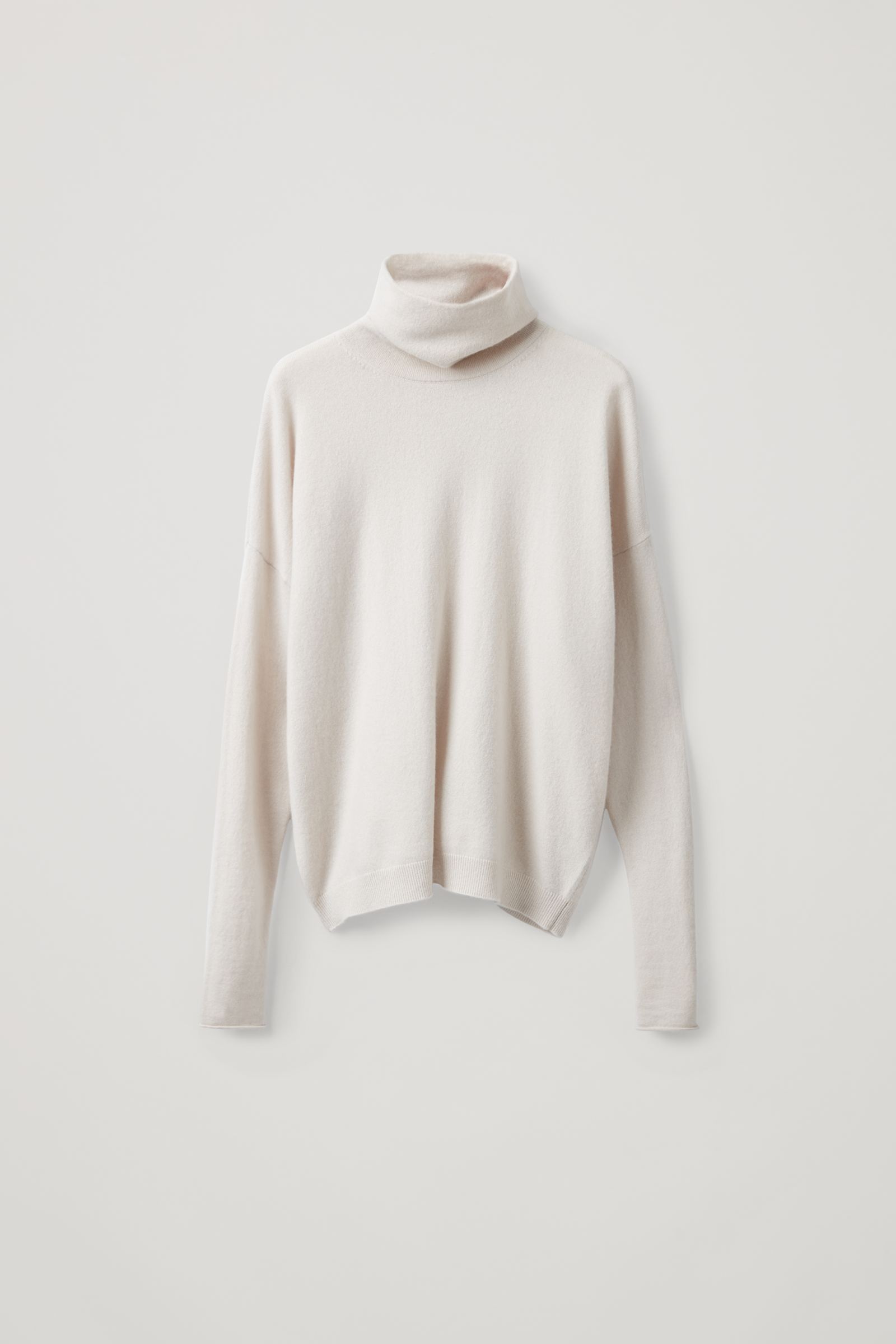ROLL-NECK CASHMERE JUMPER タートルネック カシミアセーター light