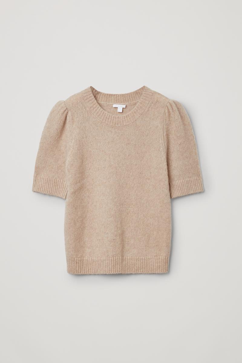 ALPACA-YAK PUFF SLEEVE TOP アルパカヤク素材パフスリーブトップス 