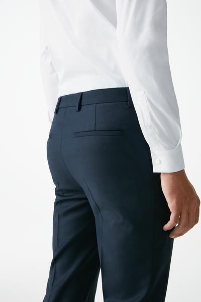 COS スリムフィットウールパンツ