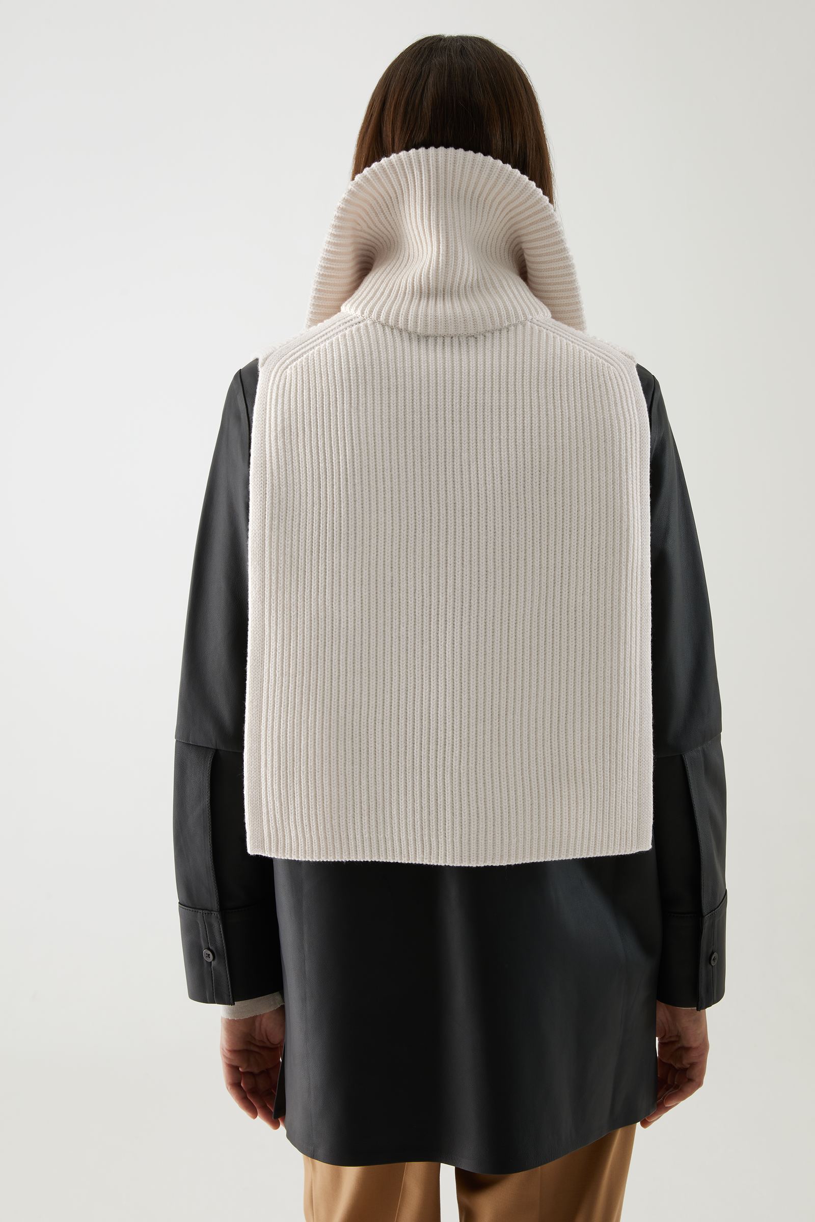 Stone  ウール ハーフジップ ネックウォーマー ウールカシミヤ ネックウォーマー（ZZ3DSW0550） | 23