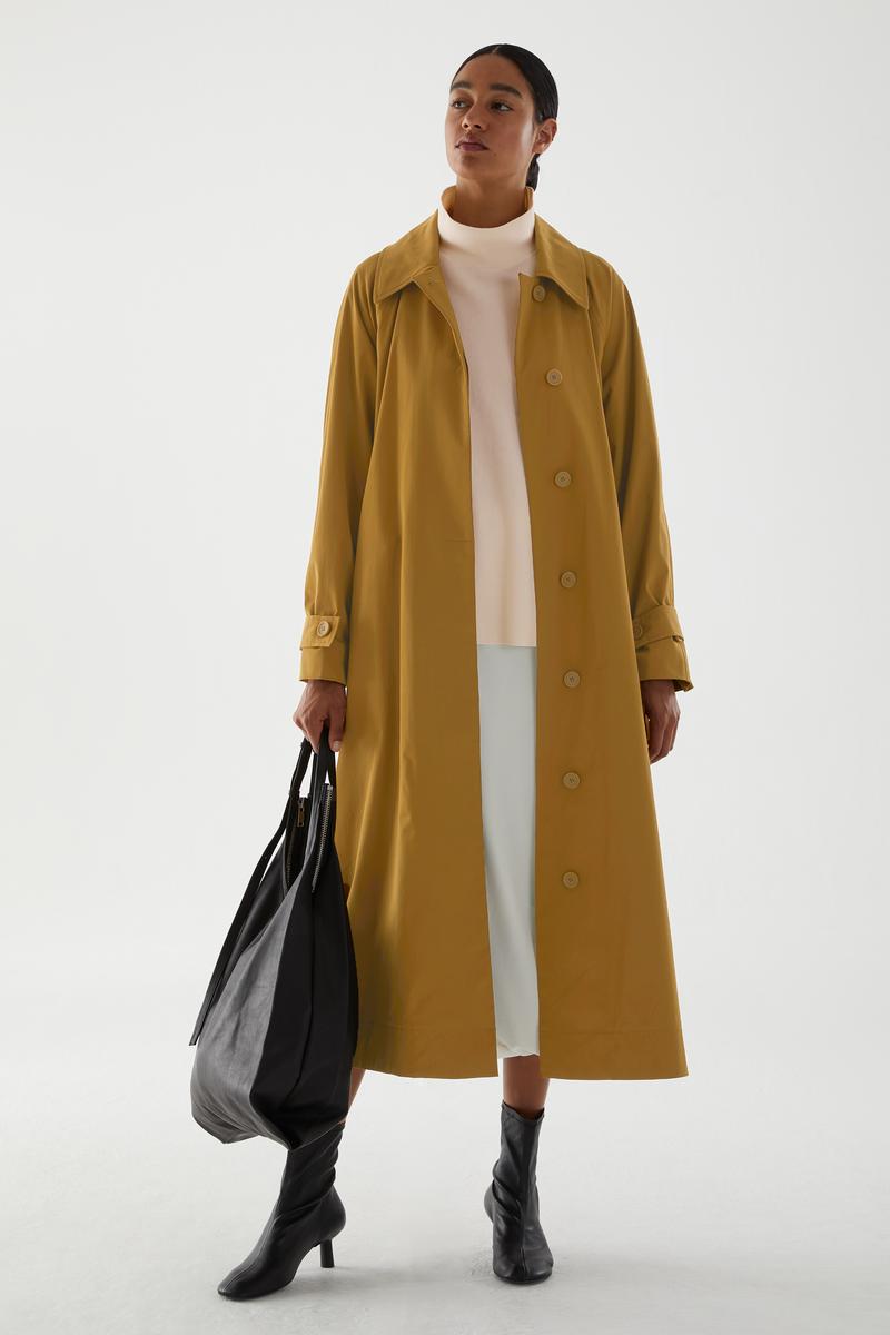 ORGANIC COTTON OVERSIZED TRENCH COAT