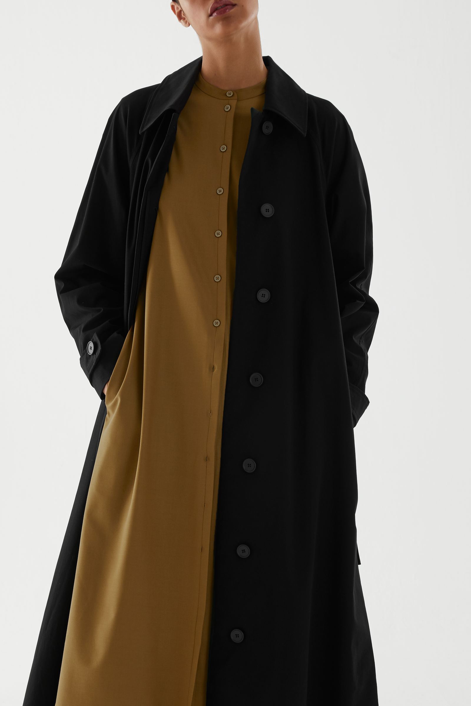 ORGANIC COTTON OVERSIZED TRENCH COAT オーバーサイズ トレンチコート ...