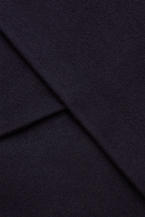 WOOL MIX HYBRID CAPE ウールブレンドケープ ダークネイビー｜COS コス
