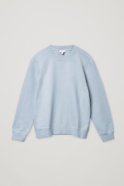 COS ワッフル編みオーガニックコットンスウェット