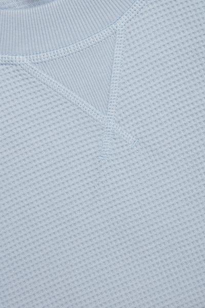 COS ワッフル編みオーガニックコットンスウェット