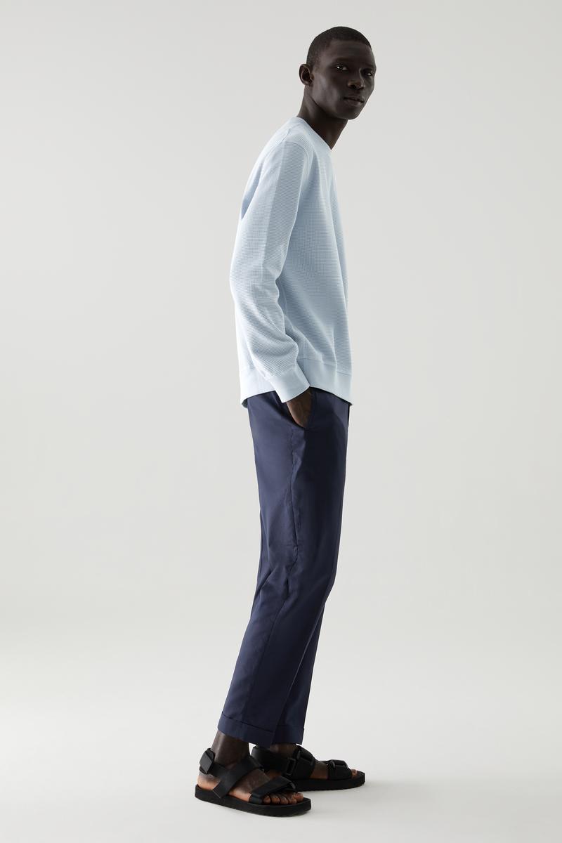 COS ワッフル編みオーガニックコットンスウェット