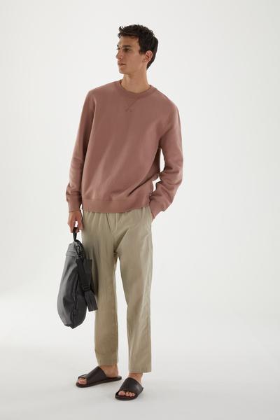 COS 起毛オーガニックコットン リラックススウェット