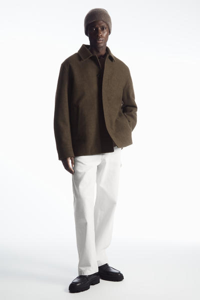 COS オーバーサイズカシミヤビーニー