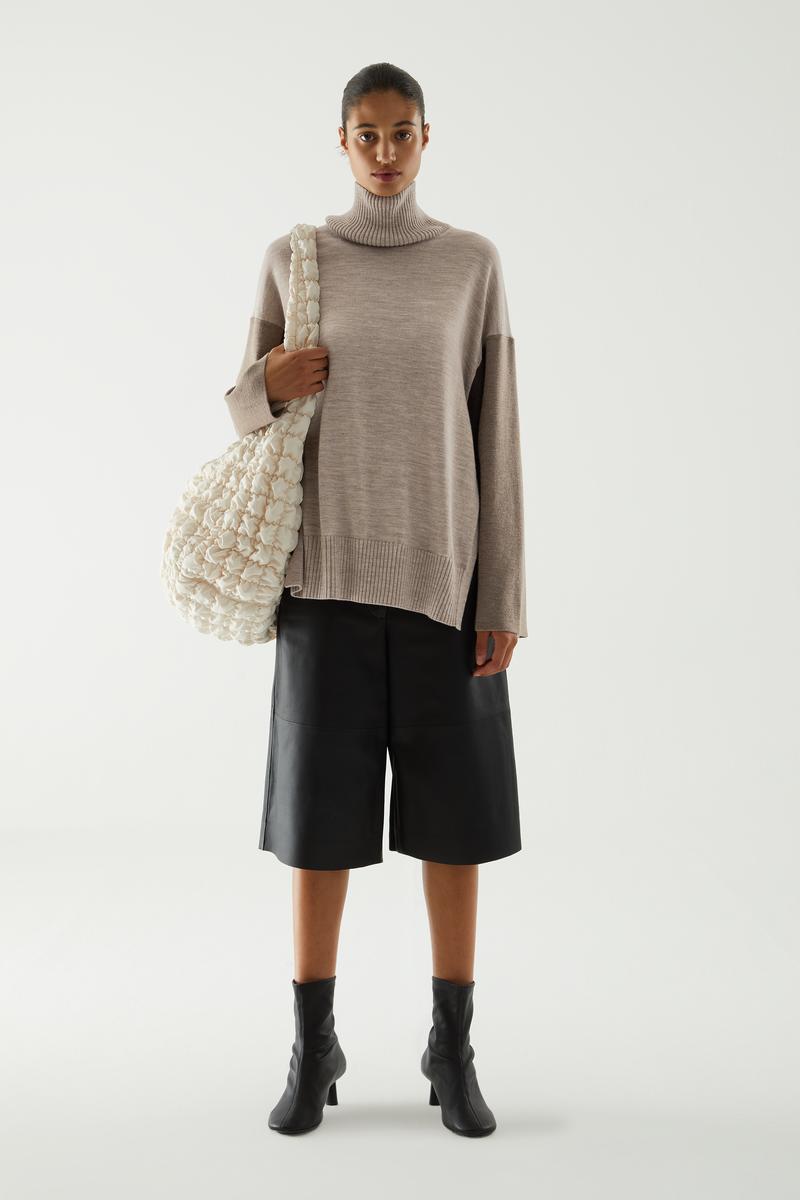 MERINO CONTRAST KNIT コントラストカラーメリノニットウェア｜COS 