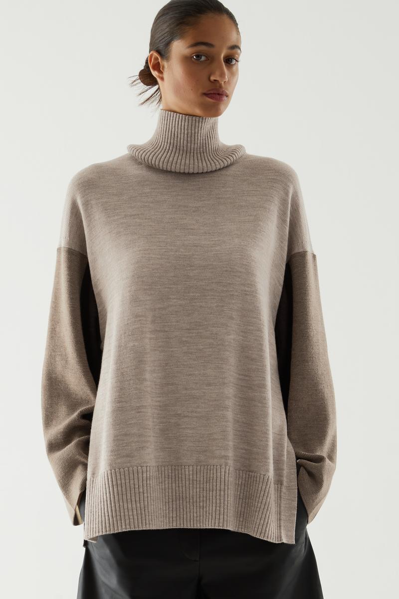 MERINO CONTRAST KNIT コントラストカラーメリノニットウェア｜COS 