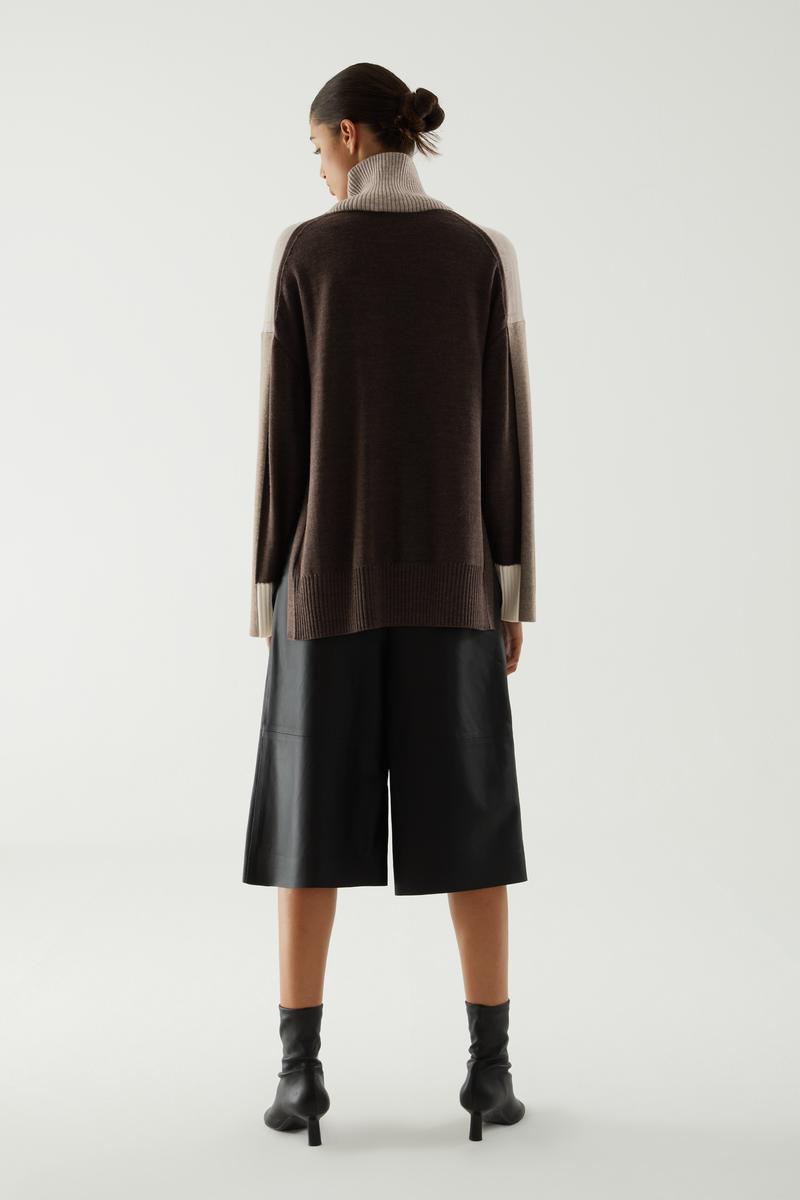 MERINO CONTRAST KNIT コントラストカラーメリノニットウェア｜COS 