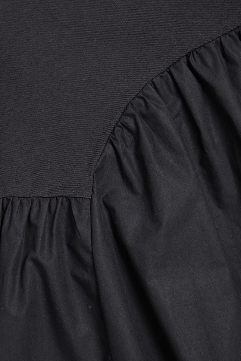 COS ギャザーコットントップ GATHERED TOP ギャザートップ ネイビー｜COS コス 公式オンラインストア