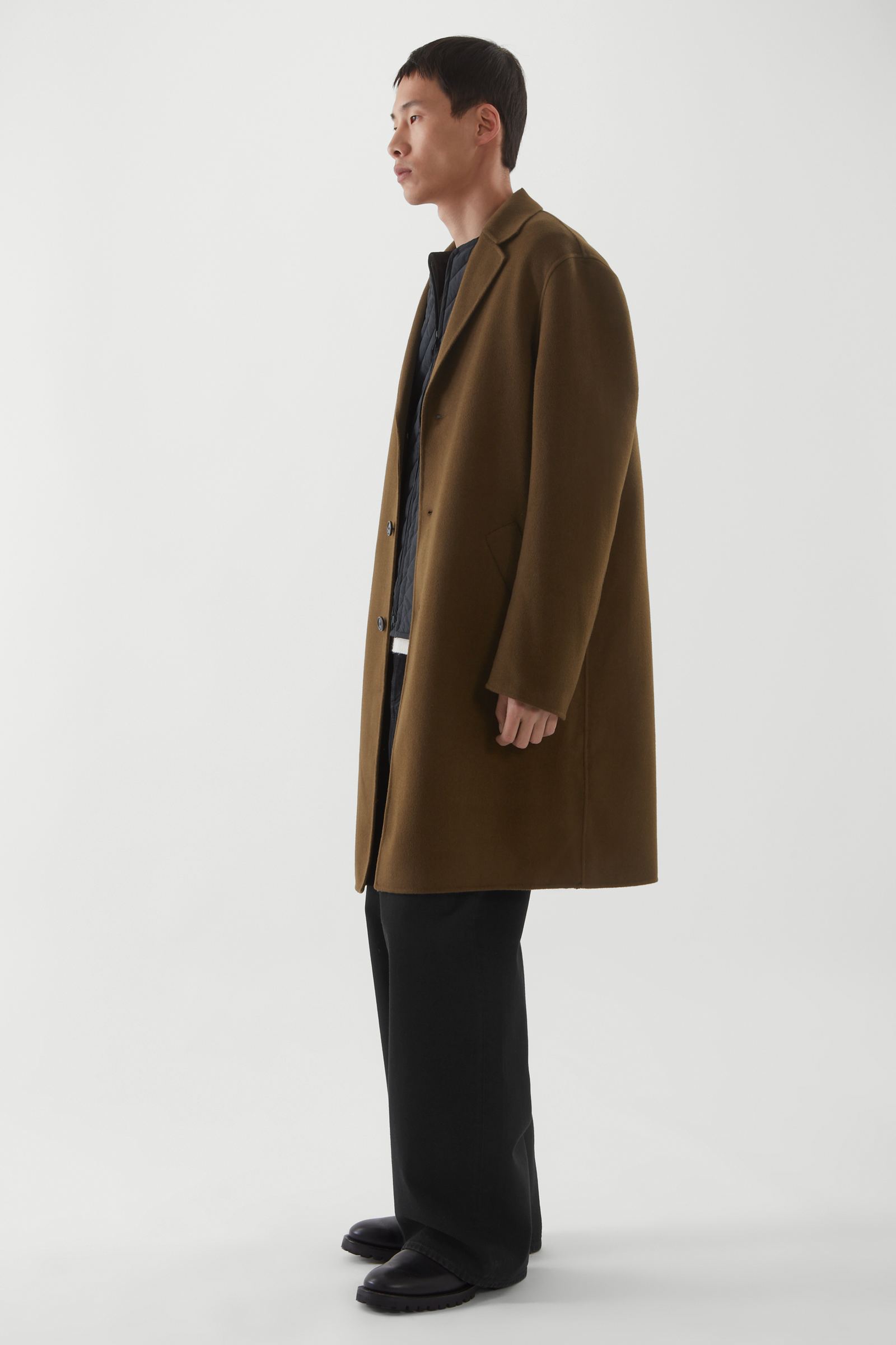 cos ウールブレンドテーラードコート 【公式通販】