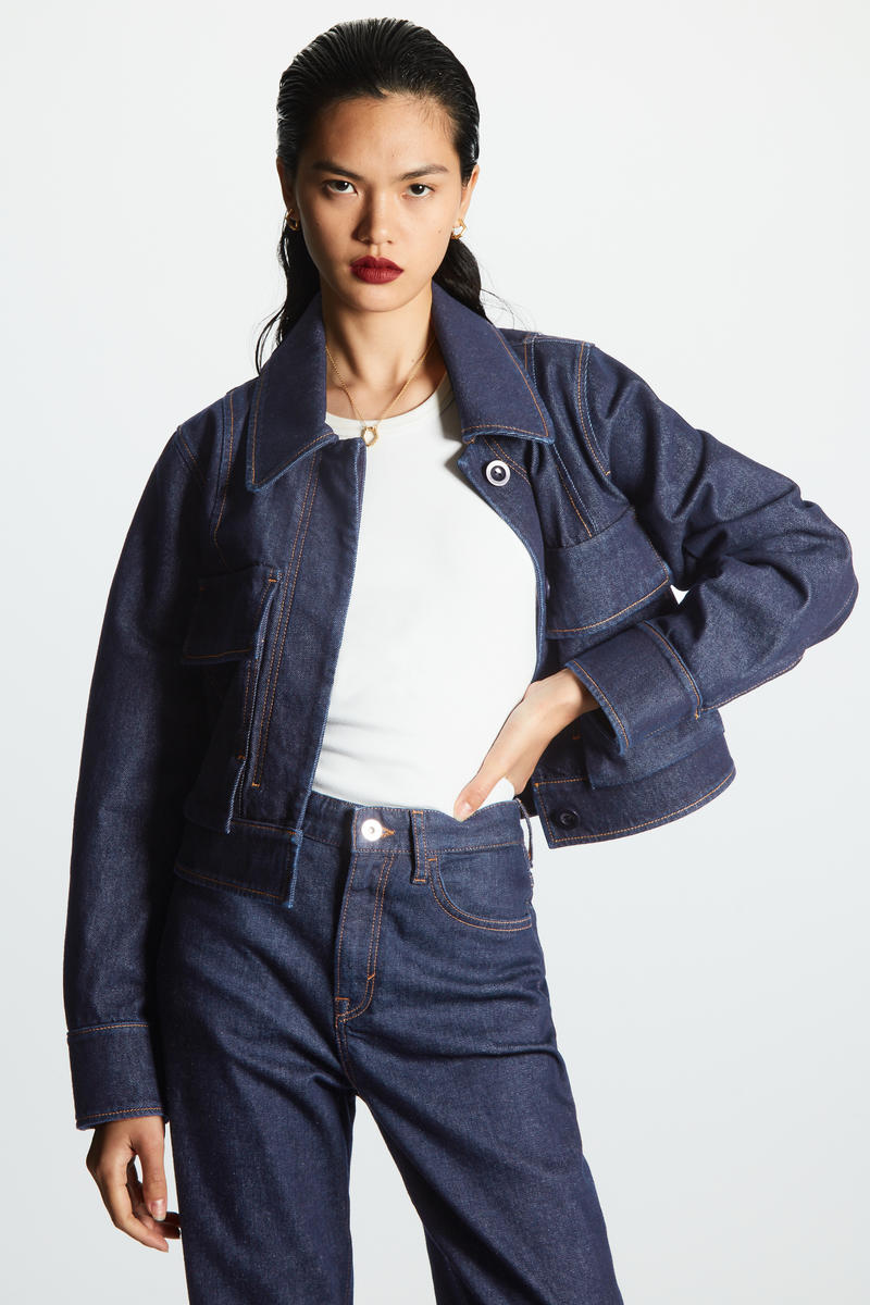 CROPPED UTILITY JACKET