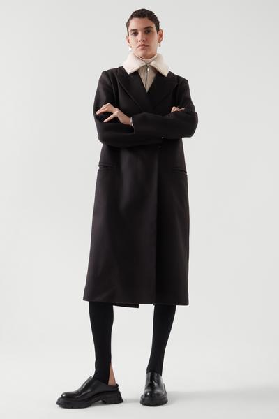 COS チャンキーレザーミュール