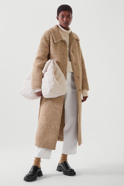 COS チャンキーレザーミュール