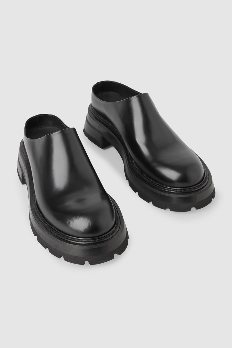CHUNKY LEATHER MULE チャンキーレザーミュール｜COS コス 公式