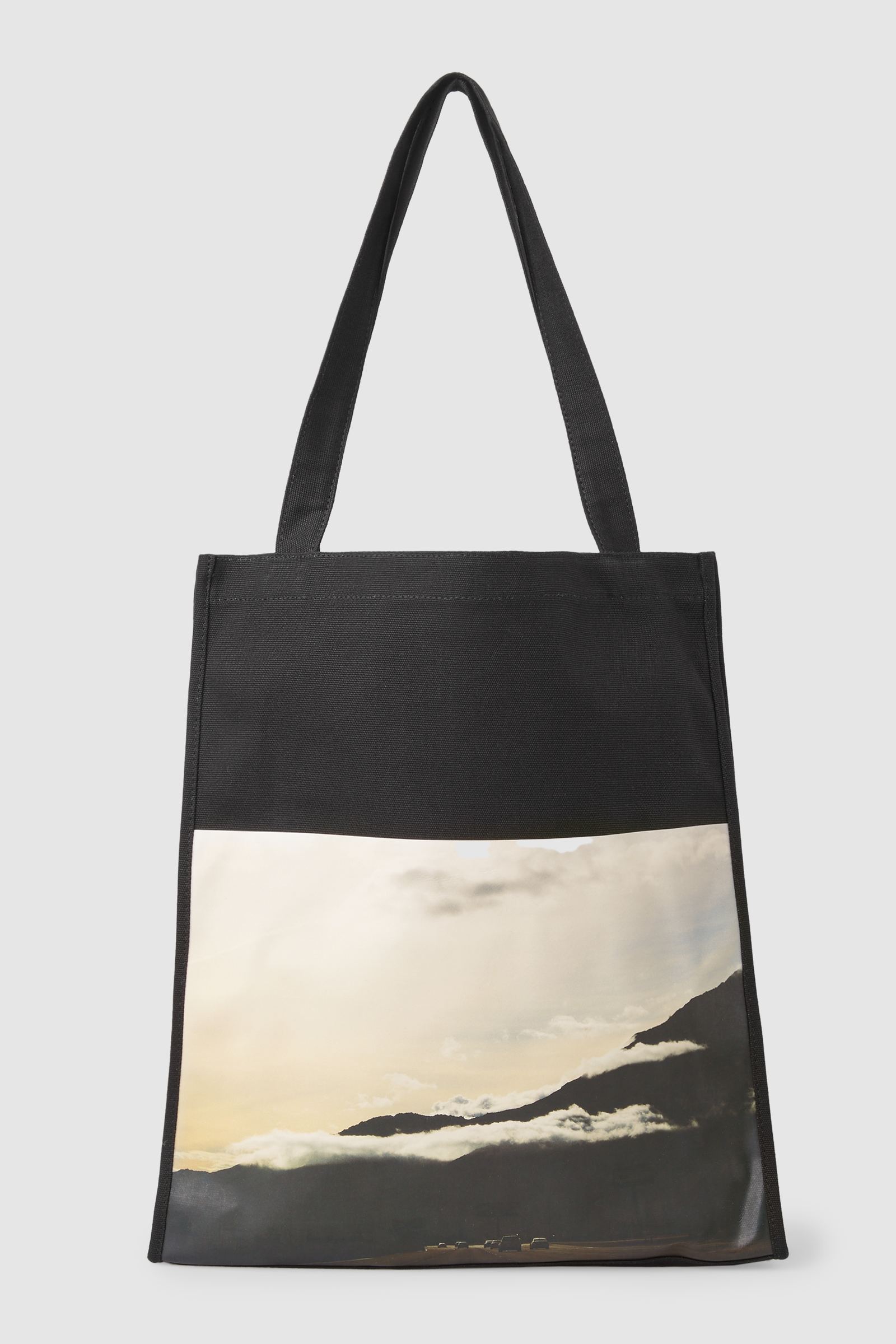 PRINTED TOTE BAG プリントトートバッグ ブラック｜COS コス 公式 