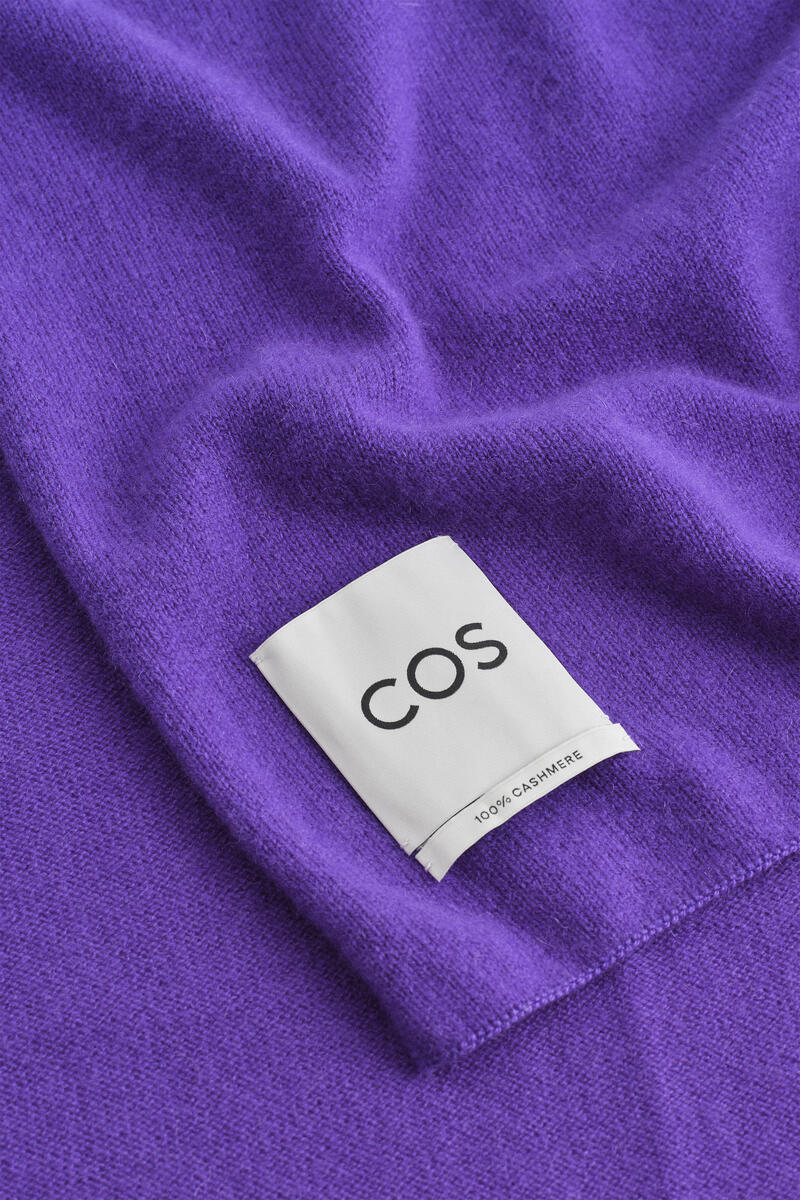 COS ユニセックスカシミヤマフラー