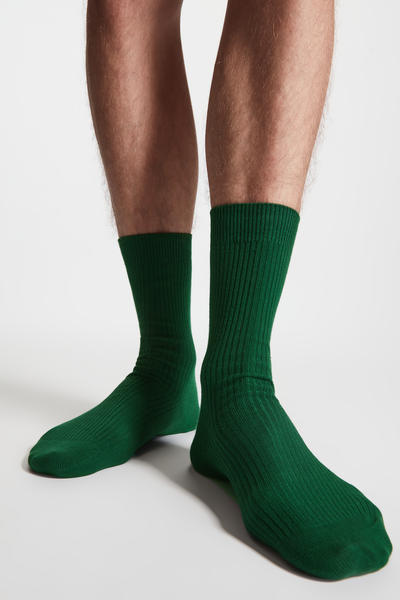 COS リブ編みソックス