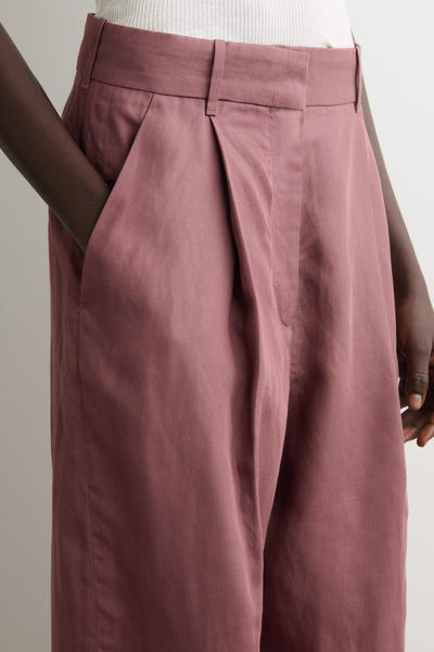 COS ハイウエスト ワイドレッグパンツ