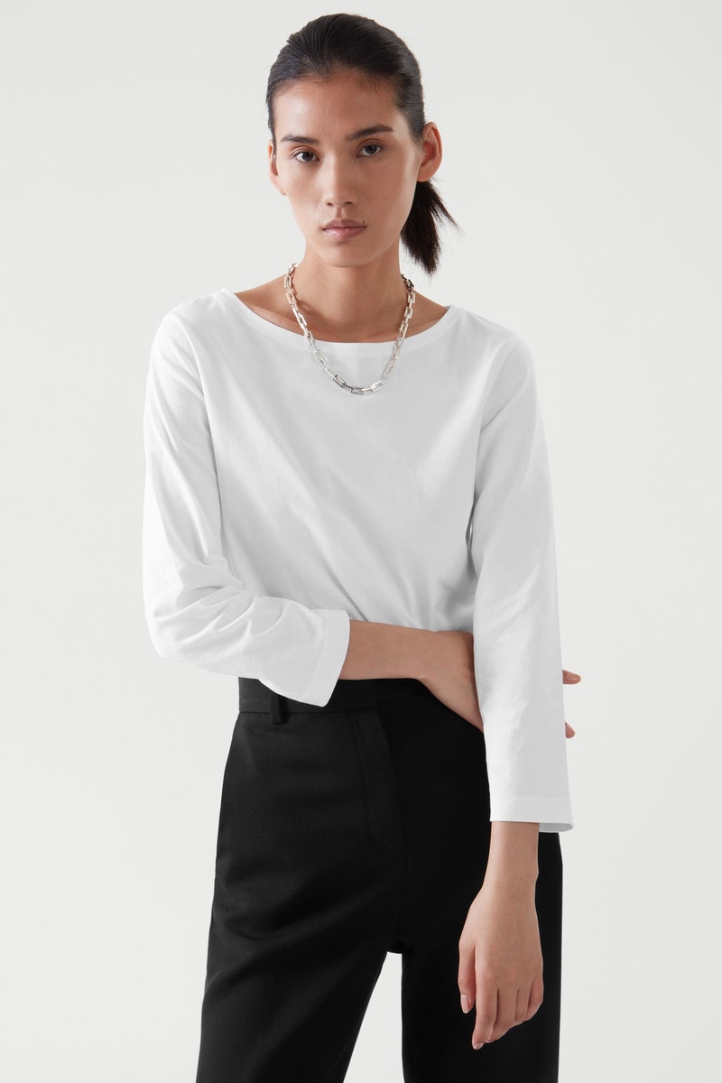 BOAT NECK TOP ボートネックトップ｜COS コス 公式オンラインストア