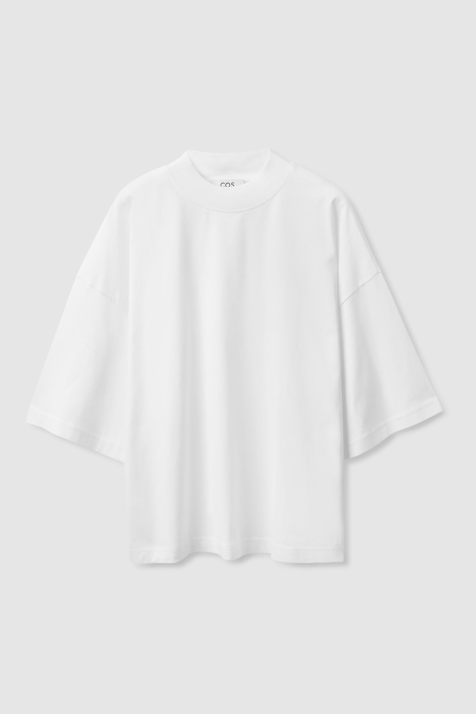BOXY-FIT T-SHIRT オーバーサイズ モックネックTシャツ｜COS
