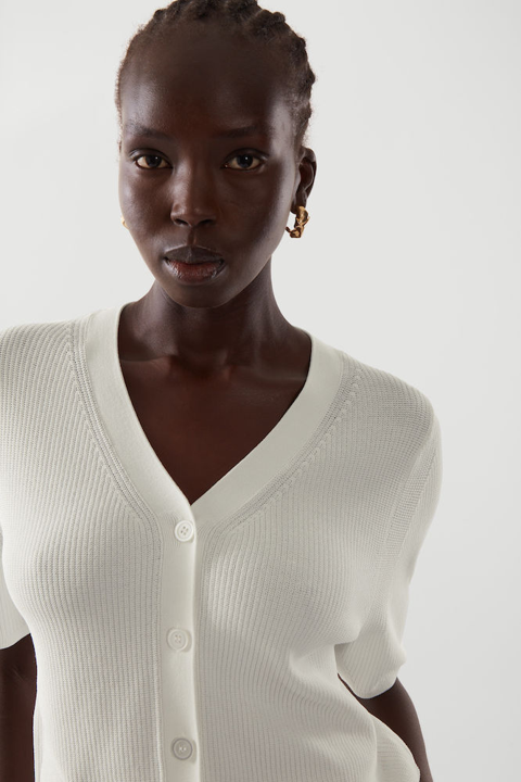 Short Sleeve Cardigan 半袖カーディガン Cos コス 公式オンラインストア Short Sleeve Cardigan 半袖カーディガン Cos コス 公式オンラインストア