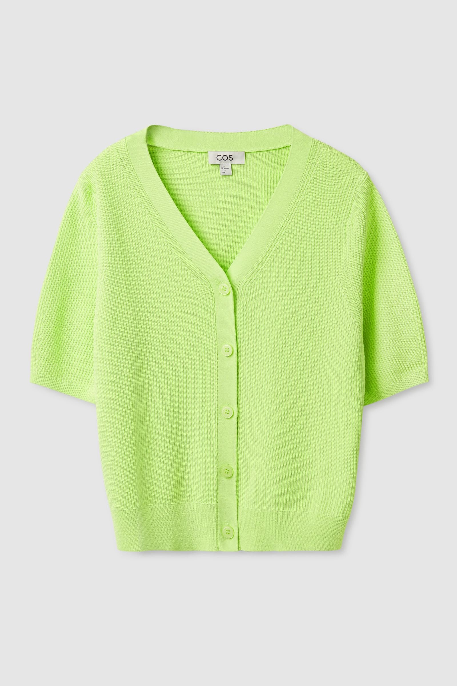 SHORT-SLEEVE CARDIGAN 半袖カーディガン グリーン｜COS コス 公式