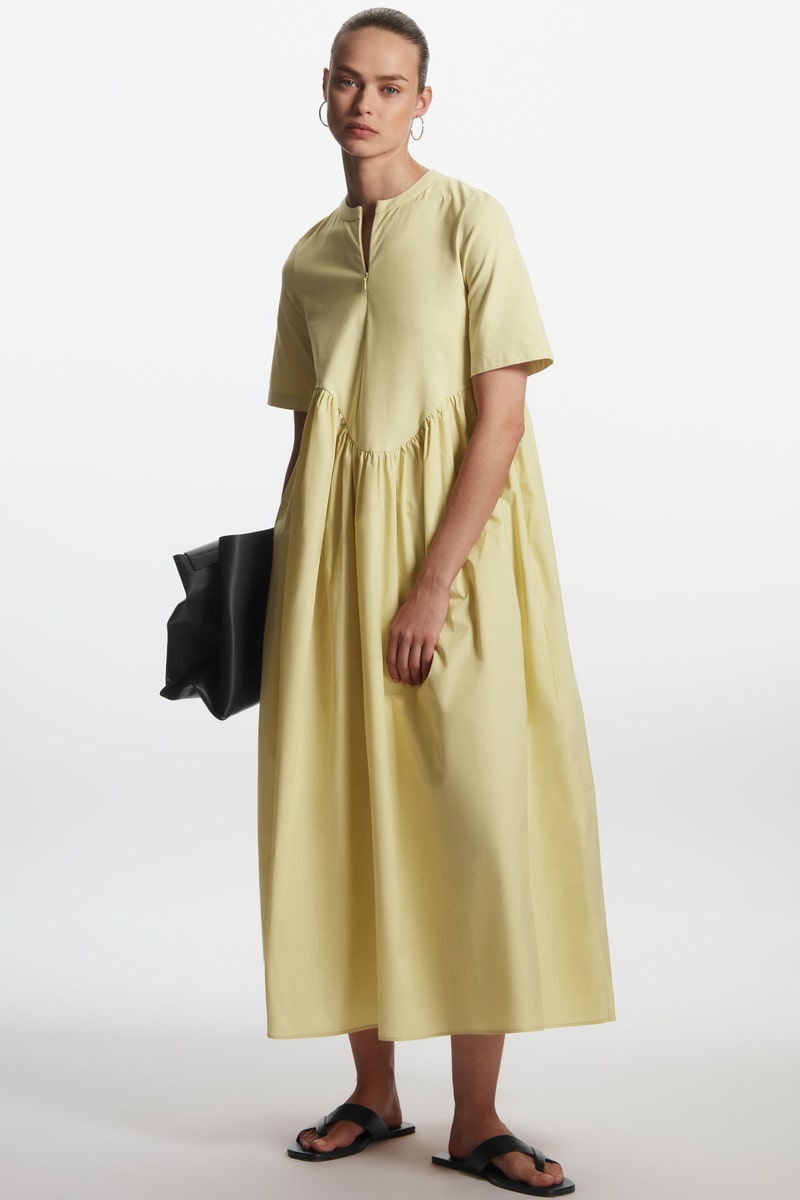 OVERSIZED ASYMMETRIC-WAIST DRESS オーバーサイズアシンメトリー ...