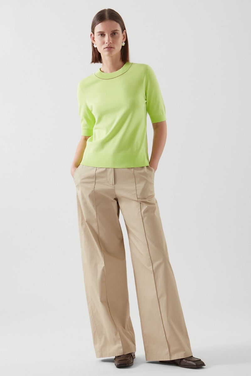 COS 半袖ニットTシャツ