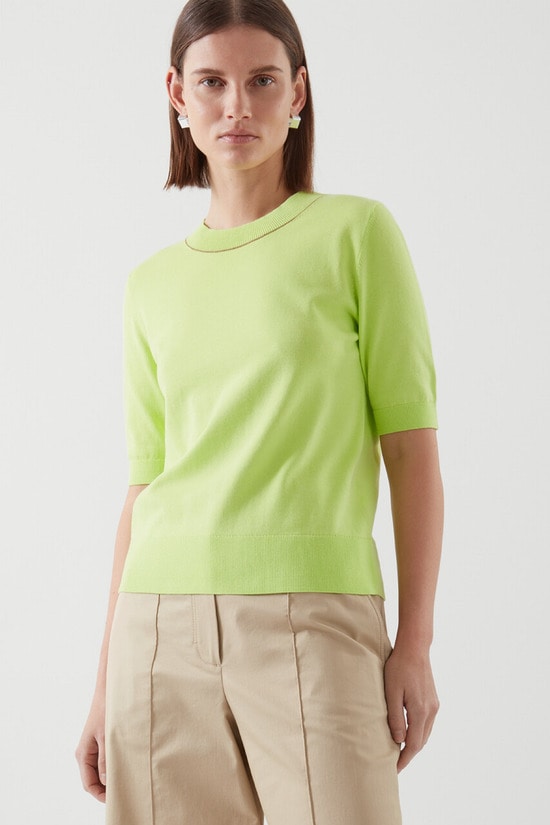 COS 半袖ニットTシャツ