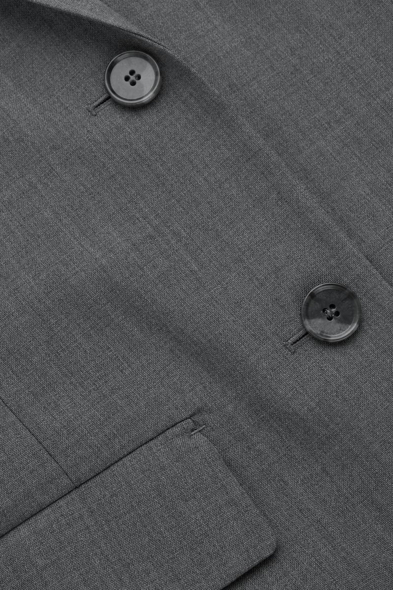 SINGLE-BREASTED WOOL BLAZER シングルブレスト ウールブレザー