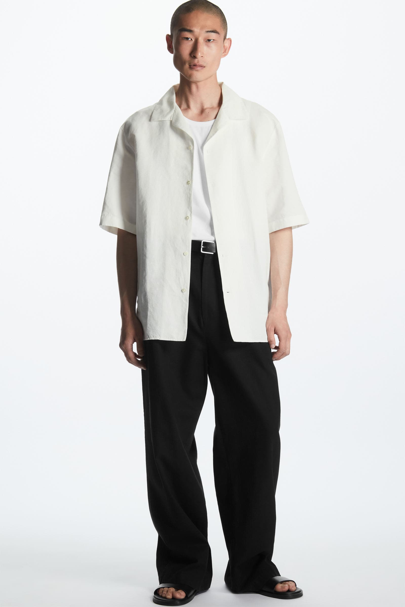 RELAXED-FIT CAMP-COLLAR SHIRT リラックスフィット キャンプカラー