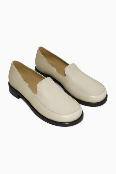 LEATHER MOCCASIN LOAFERS レザーモカシンロー 