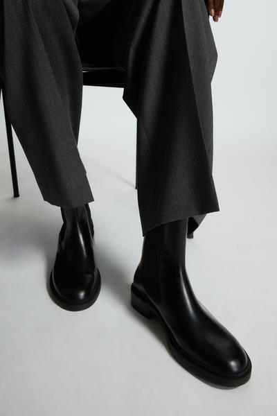 LEATHER CHELSEA BOOTS レザーチェルシーブ 