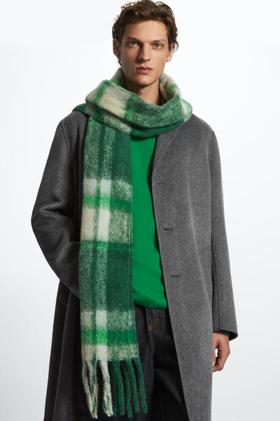 Printed Alpaca Blend Scarf プリントアルパカブレンドマフラー Cos コス 公式オンラインストア