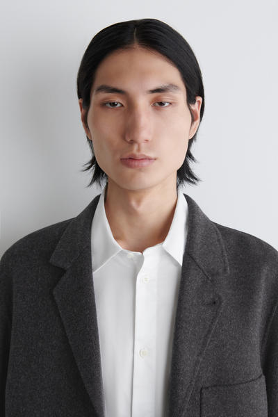 COS レギュラーフィット ポプリンシャツ