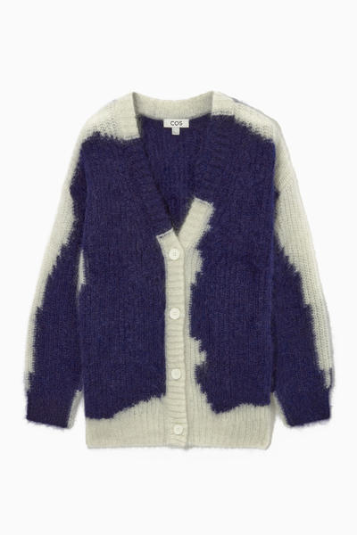 MOHAIR OVERSIZED V-NECK CARDIGAN モヘア製オーバーサイズVネック ...