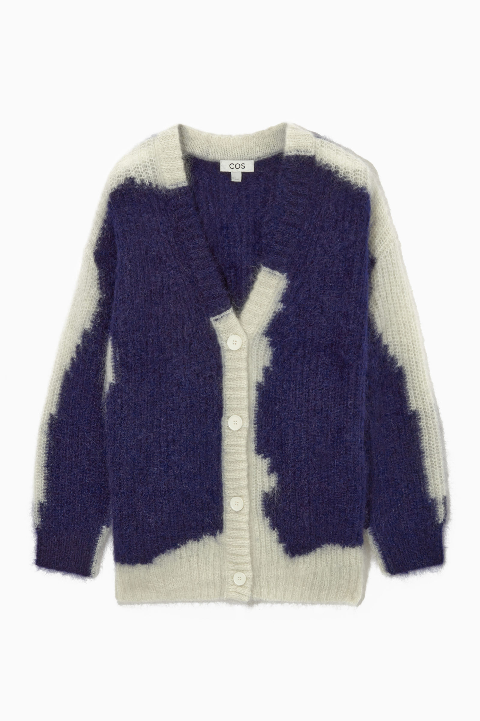 MOHAIR OVERSIZED V-NECK CARDIGAN モヘア製オーバーサイズVネック 