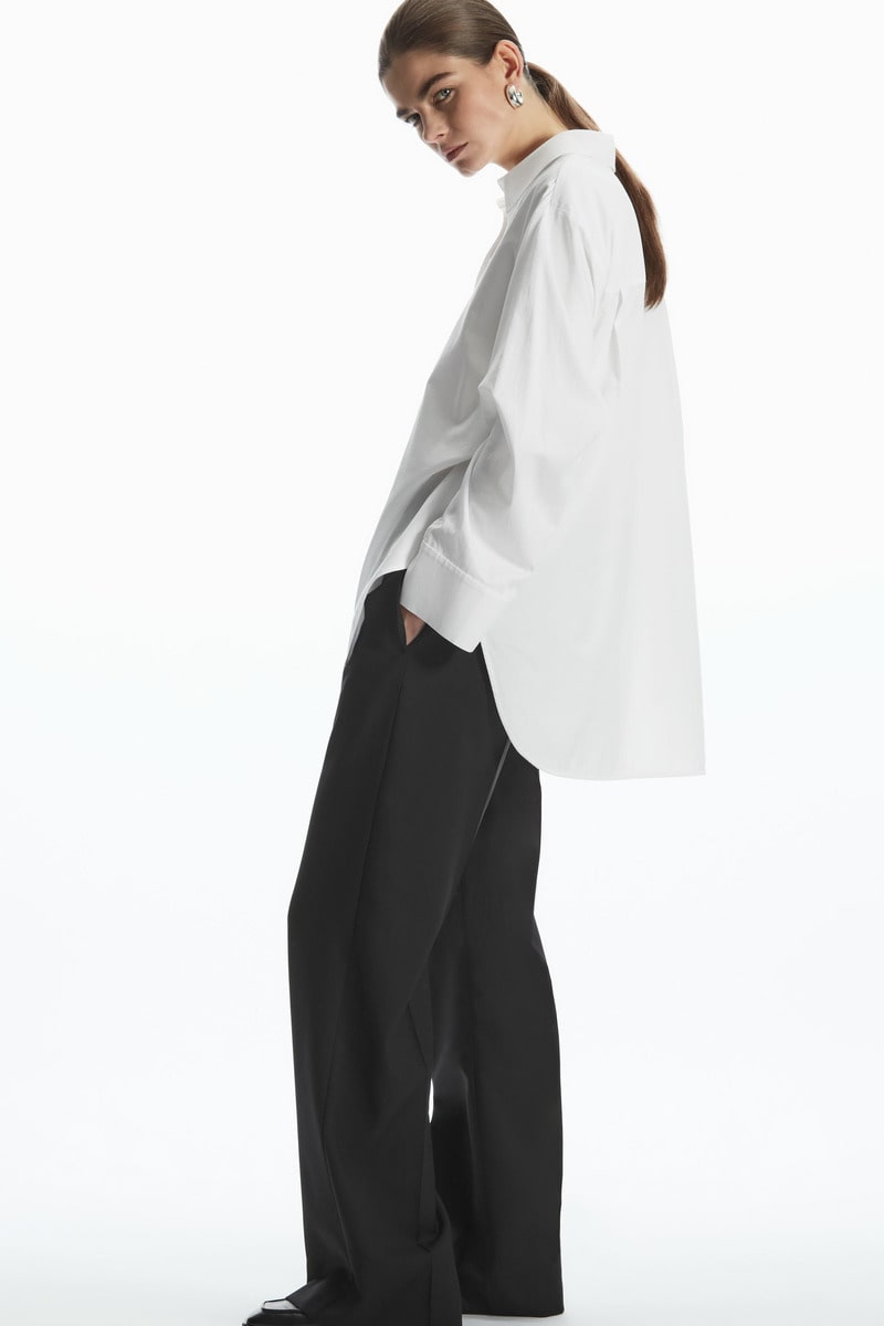 COS オーバーサイズテーラードシャツ