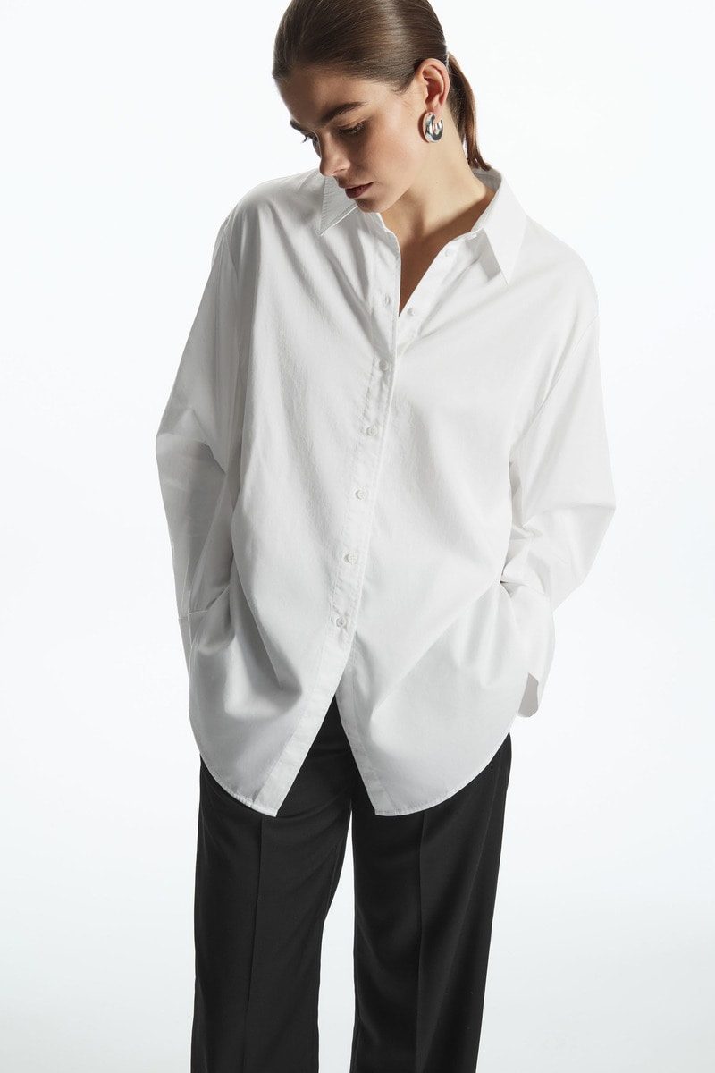 COS オーバーサイズテーラードシャツ