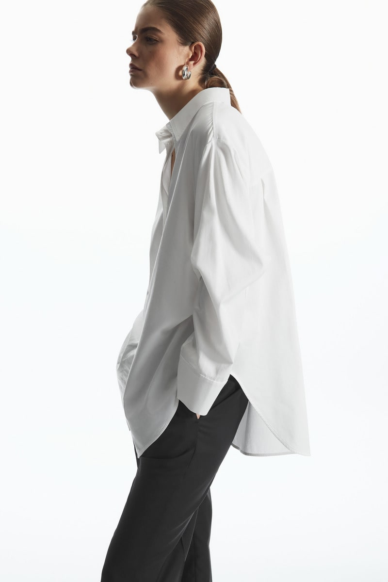 COS オーバーサイズテーラードシャツ