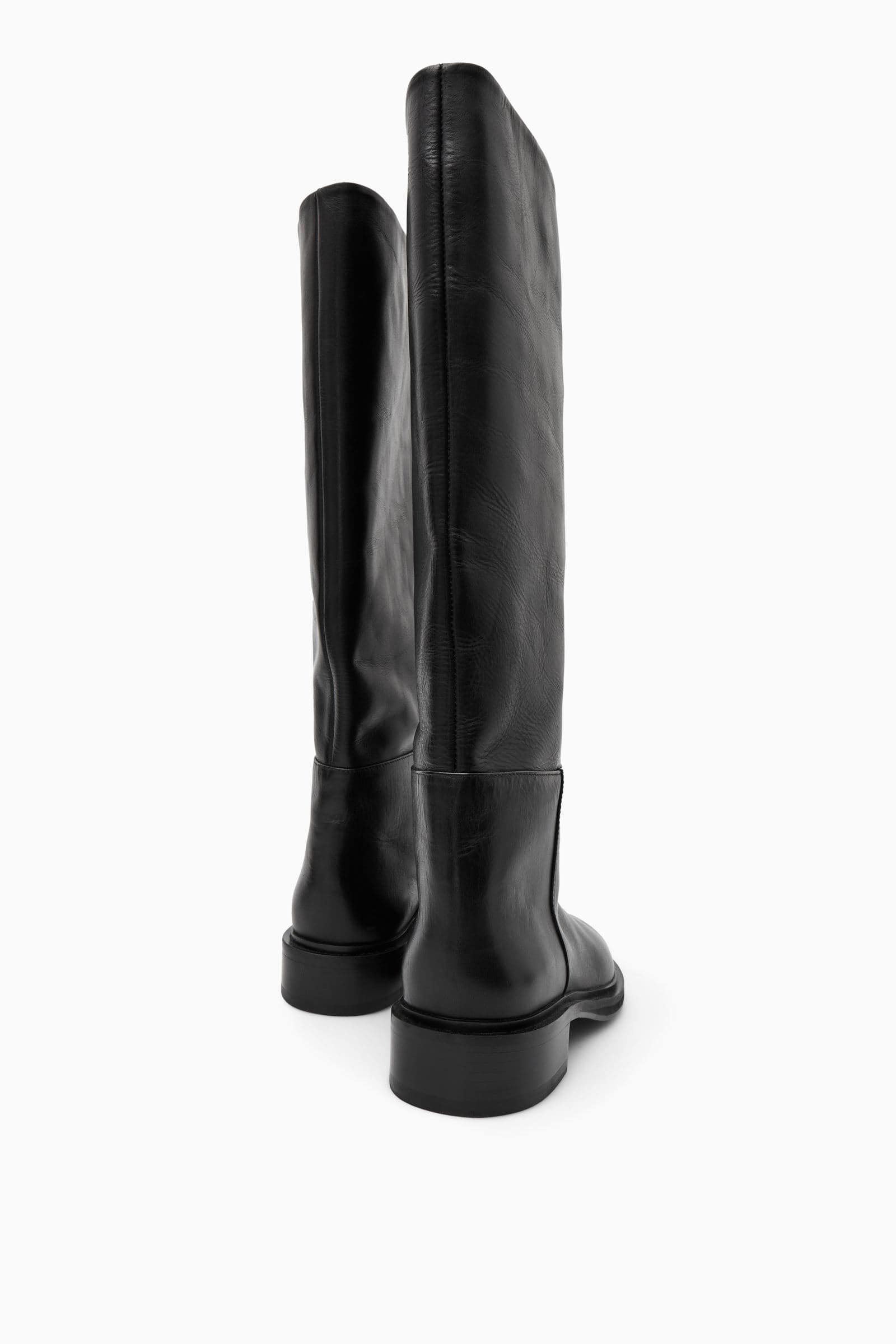 LEATHER RIDING BOOTS レザーライディングブーツ カーボン｜COS コス