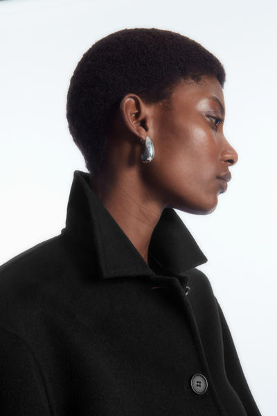 COS ボクシーフィット ダブルフェイスウールジャケット